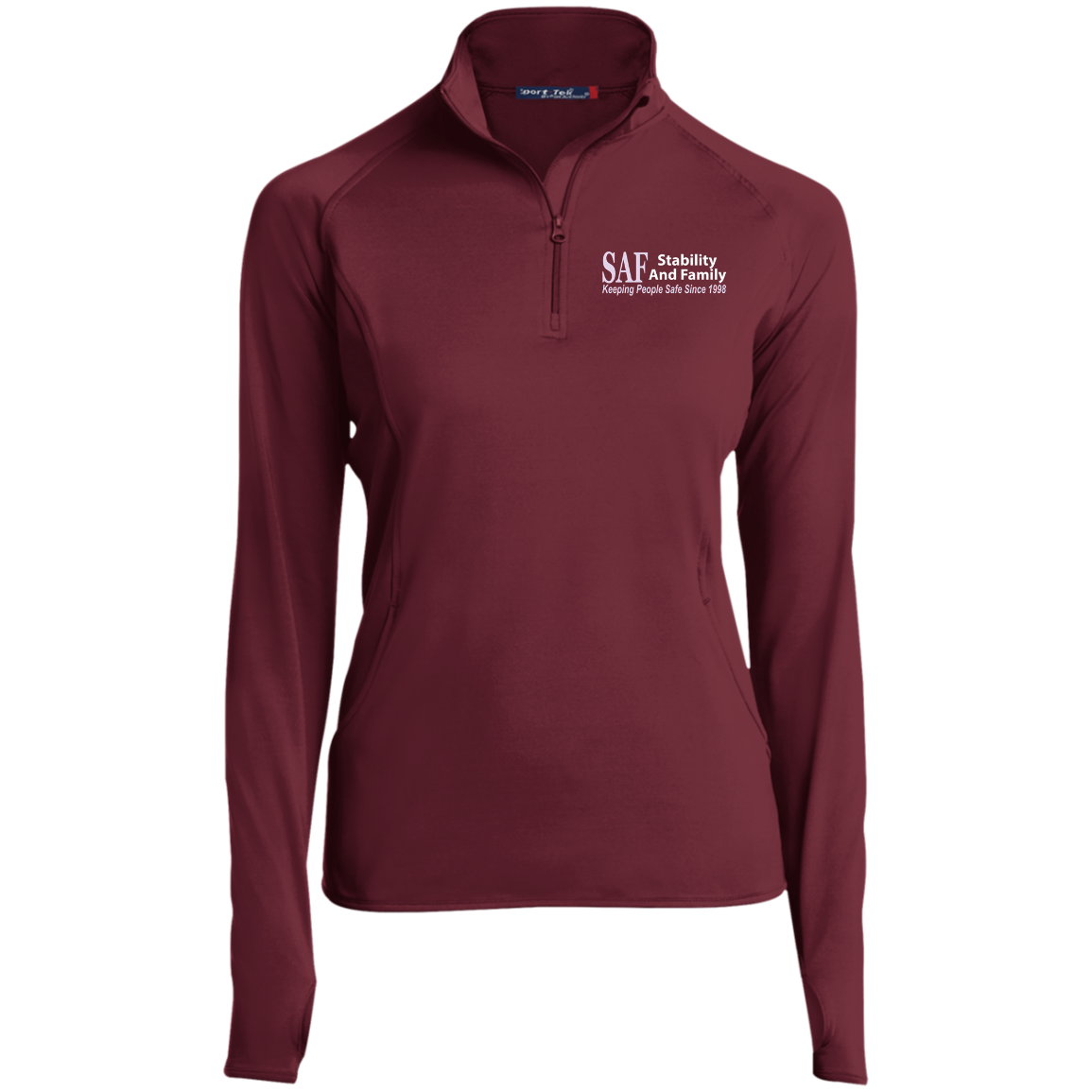 SAF - Women's 1/2 Zip Performance Pullover