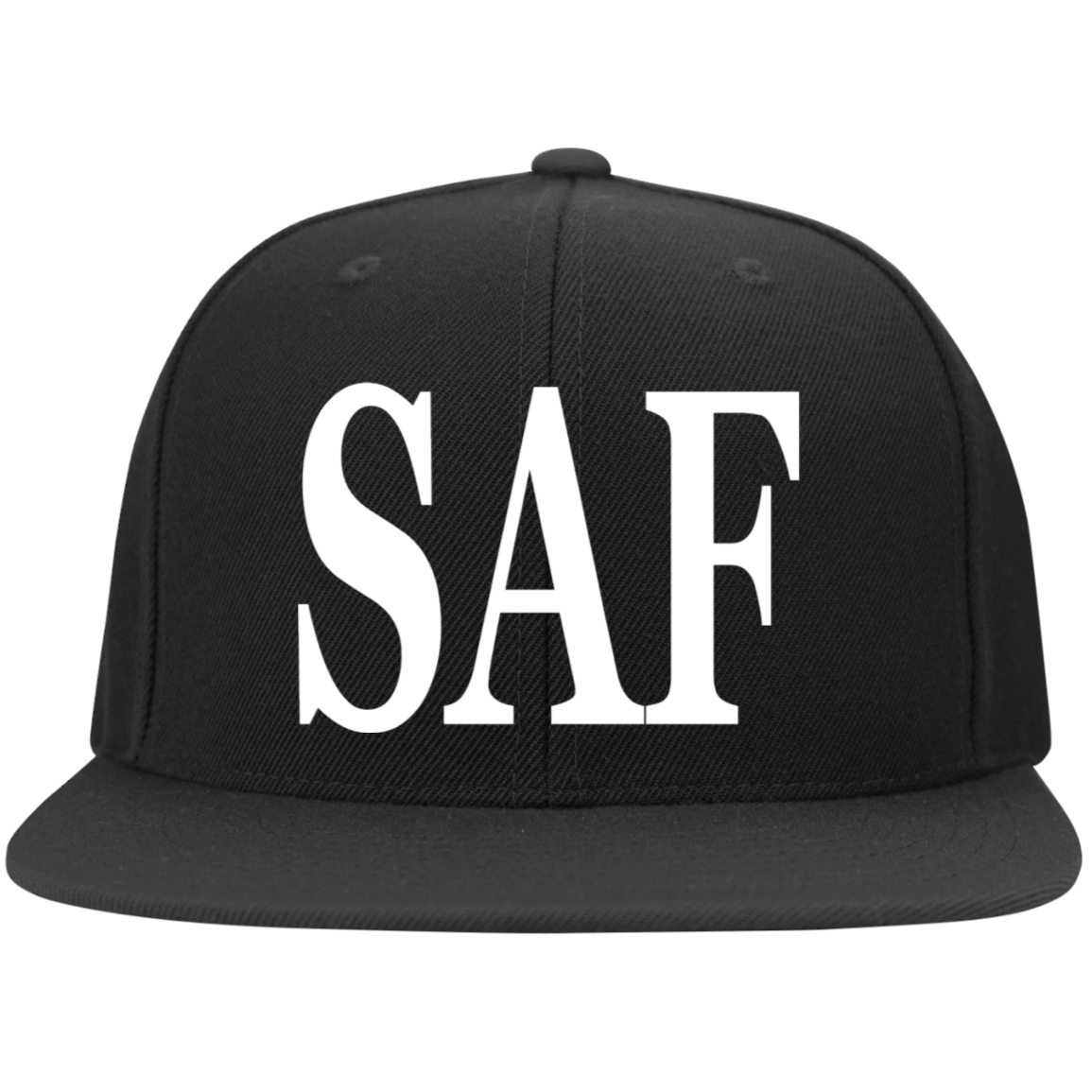 SAF - Flat Bill Twill Flexfit Cap