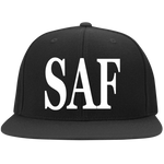 SAF - Flat Bill Twill Flexfit Cap