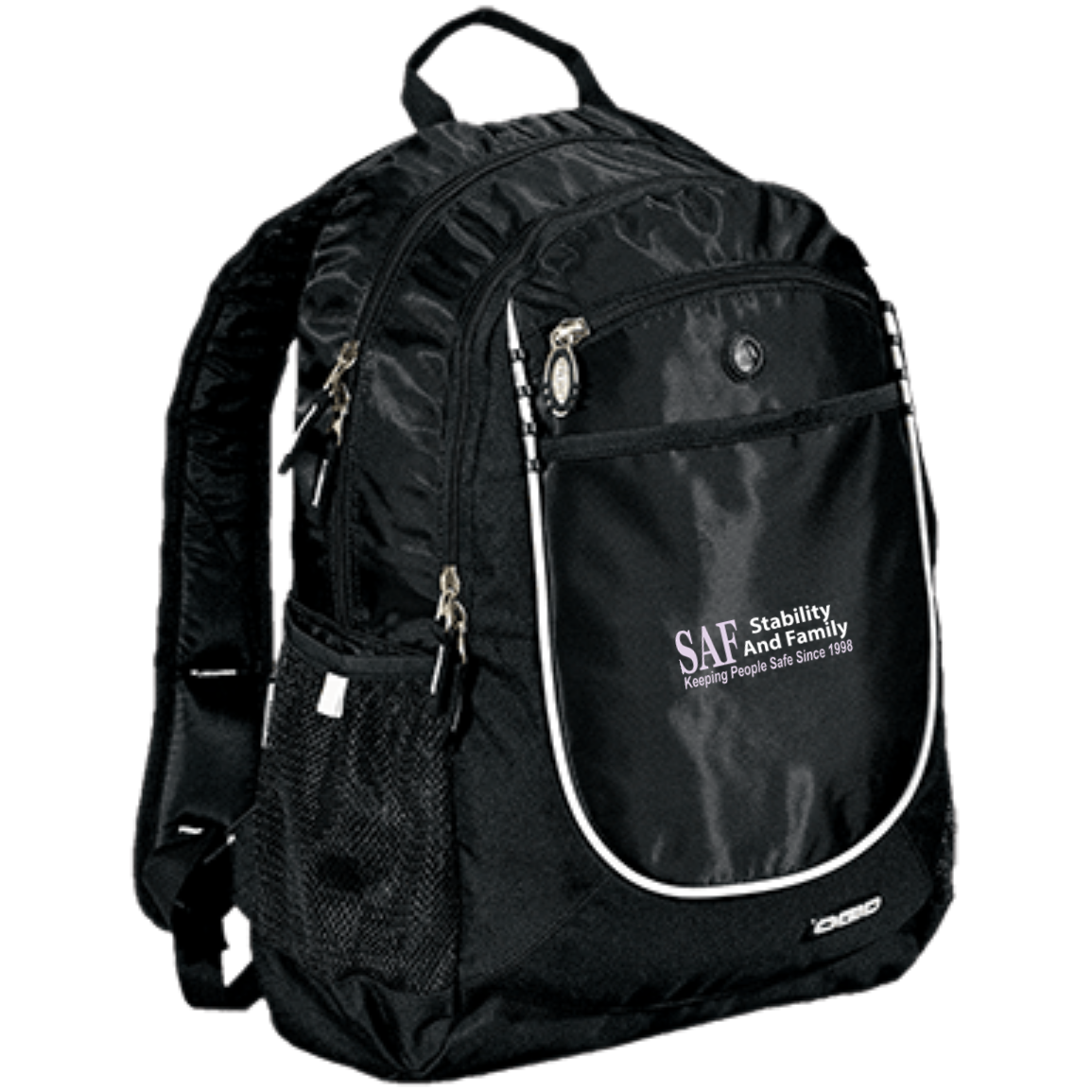SAF - Embroidered Rugged Bookbag