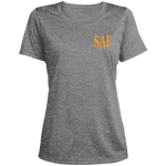 SAF - Ladies' Heather Scoop Neck Performance Tee