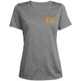 SAF - Ladies' Heather Scoop Neck Performance Tee