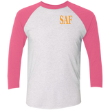 SAF - Tri-Blend 3/4 Sleeve Raglan T-Shirt