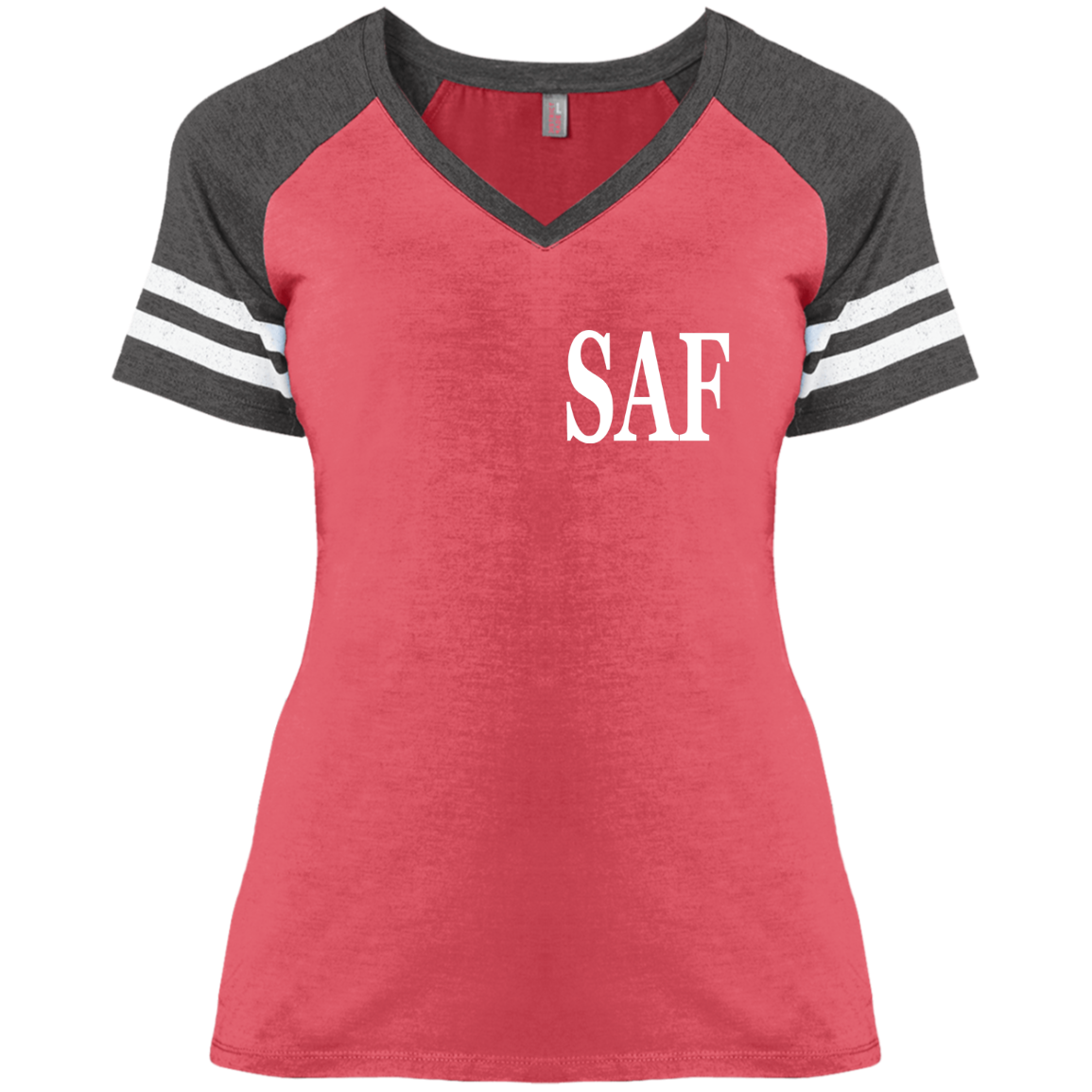 SAF - Ladies' Game V-Neck T-Shirt