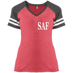 SAF - Ladies' Game V-Neck T-Shirt