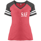 SAF - Ladies' Game V-Neck T-Shirt