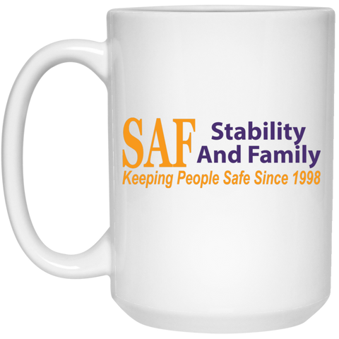 SAF - 15 oz. White Mug