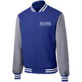 SAF - Champion's Embroidered Fleece Letterman Jacket