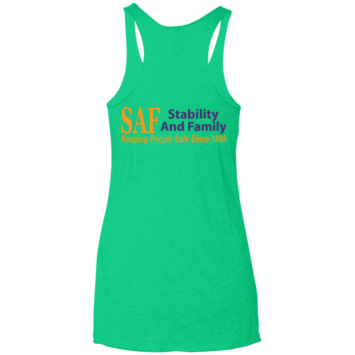 SAF - Ladies' Triblend Racerback Tank