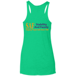 SAF - Ladies' Triblend Racerback Tank