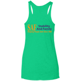 SAF - Ladies' Triblend Racerback Tank
