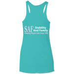 SAF - Ladies' Triblend Racerback Tank