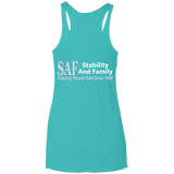 SAF - Ladies' Triblend Racerback Tank
