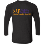 SAF - Tri-Blend 3/4 Sleeve Raglan T-Shirt
