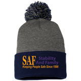 SAF - Pom Pom Knit Cap
