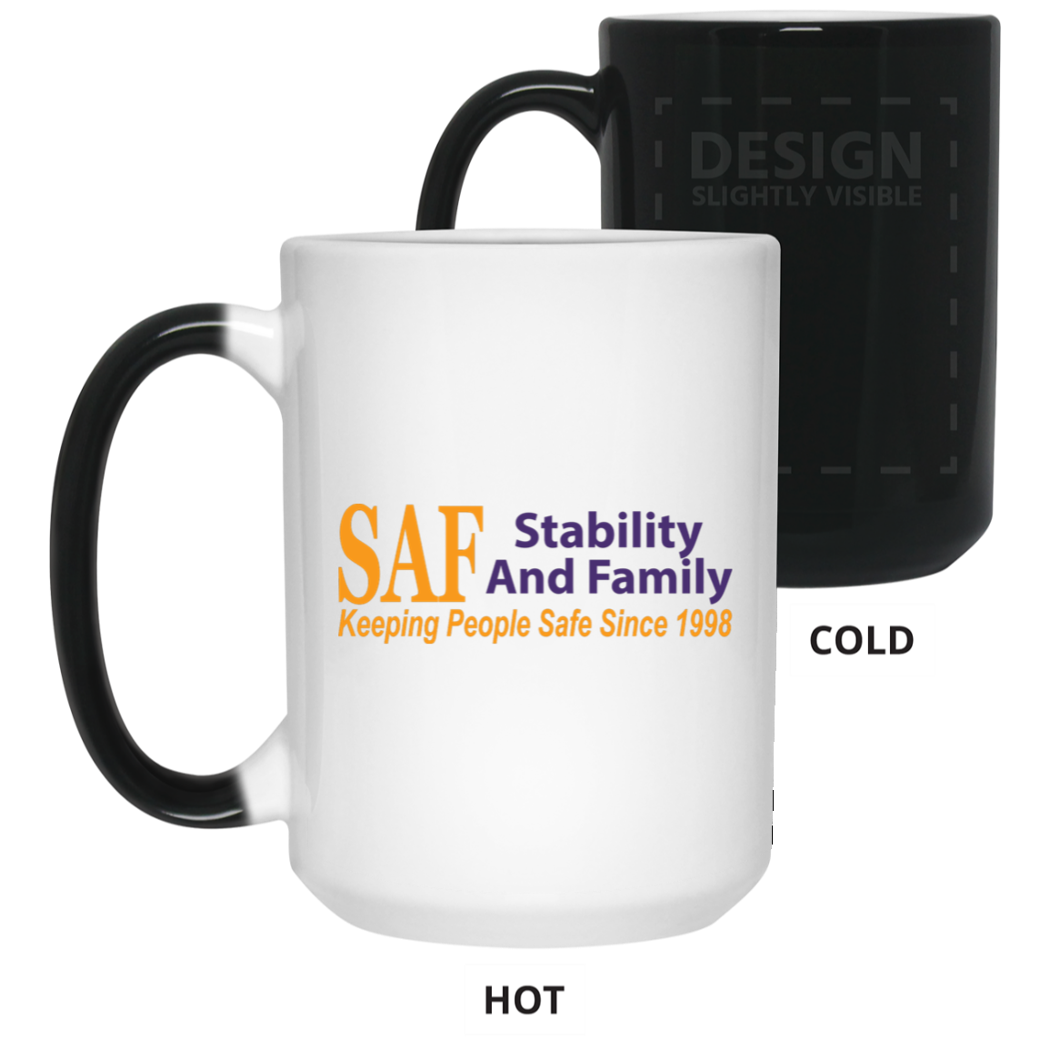 SAF - 15 oz. Color Changing Mug