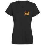SAF - Ladies’ Moisture-Wicking V-Neck Tee