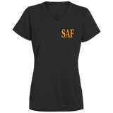 SAF - Ladies’ Moisture-Wicking V-Neck Tee
