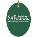 SAF - Oval Ornament