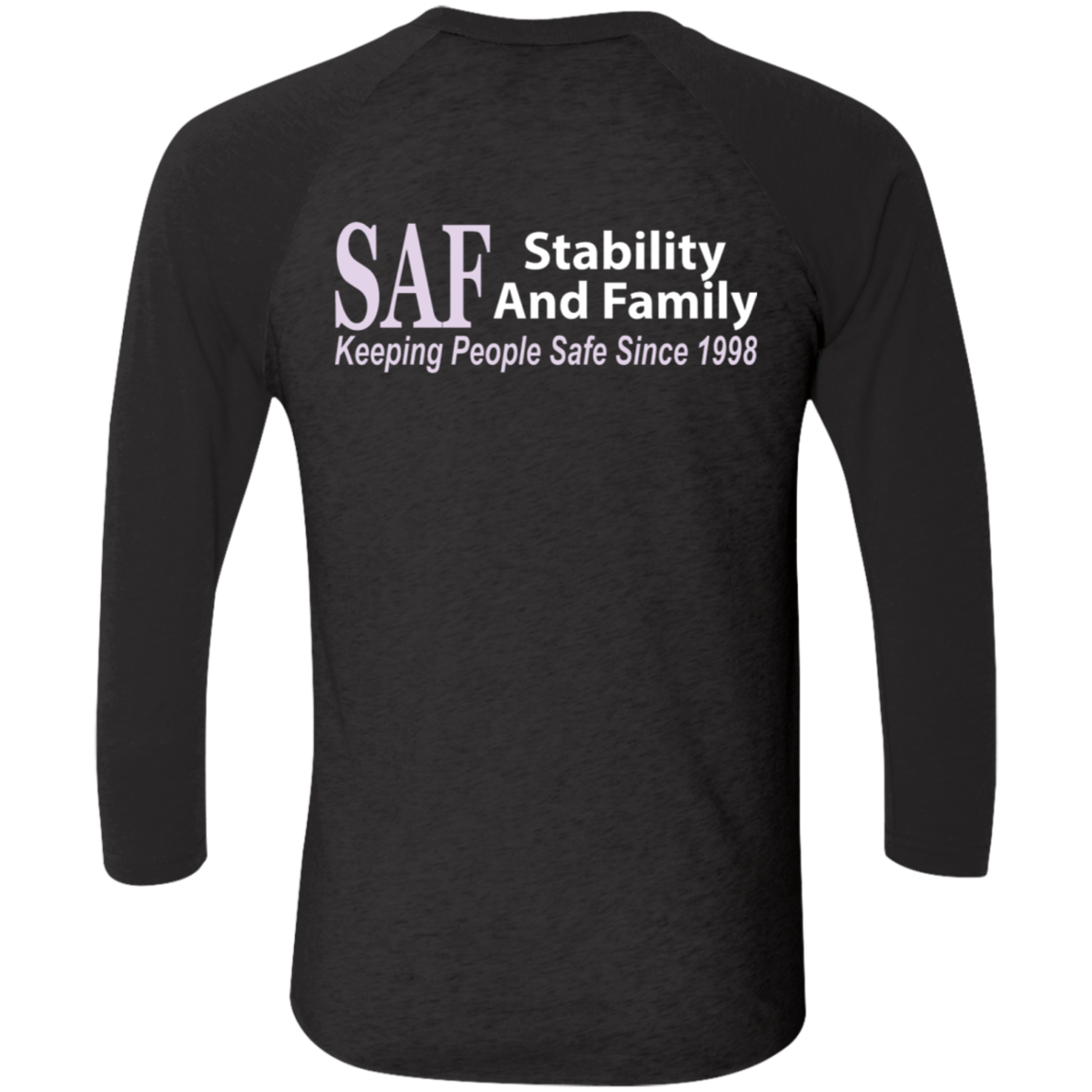 SAF - Tri-Blend 3/4 Sleeve Raglan T-Shirt