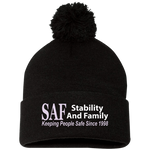 SAF - Pom Pom Knit Cap