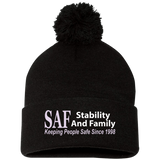 SAF - Pom Pom Knit Cap