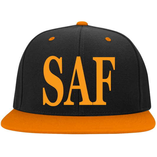 SAF - Flat Bill High-Profile Snapback Hat