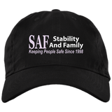 SAF - Brushed Twill Unstructured Dad Cap