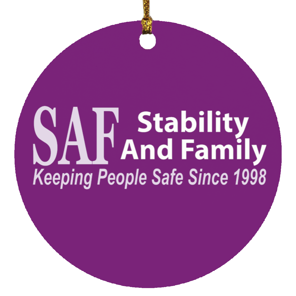 SAF - Circle Ornament