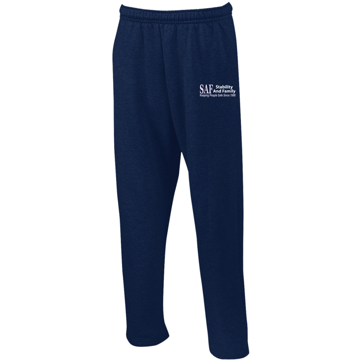 SAF - Unisex Open Bottom Sweatpants with Pockets
