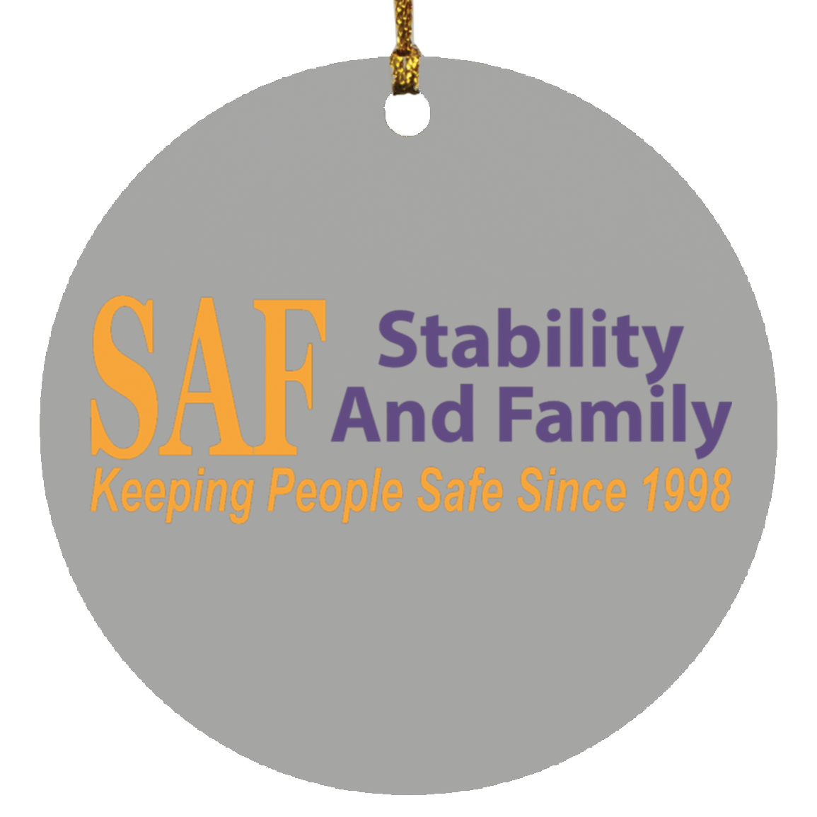 SAF - Circle Ornament