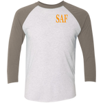 SAF - Tri-Blend 3/4 Sleeve Raglan T-Shirt