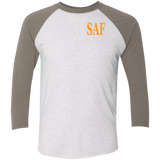 SAF - Tri-Blend 3/4 Sleeve Raglan T-Shirt