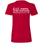 SAF - Ladies' Boyfriend T-Shirt