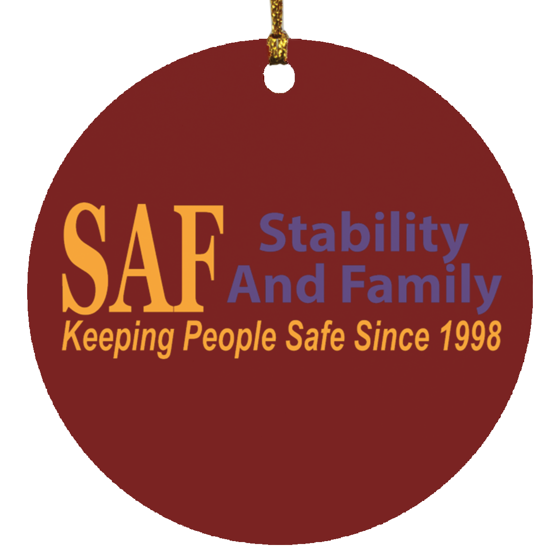 SAF - Circle Ornament