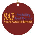 SAF - Circle Ornament