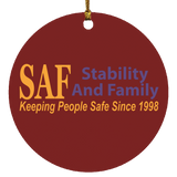 SAF - Circle Ornament