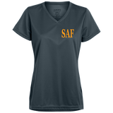 SAF - Ladies’ Moisture-Wicking V-Neck Tee