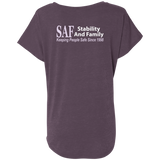 SAF - Ladies' Triblend Dolman Sleeve