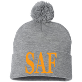 SAF - Pom Pom Knit Cap