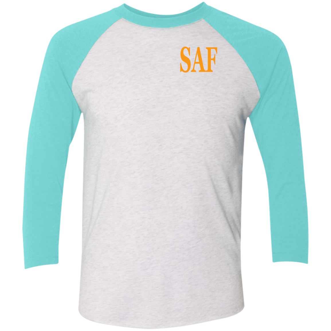 SAF - Tri-Blend 3/4 Sleeve Raglan T-Shirt