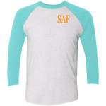 SAF - Tri-Blend 3/4 Sleeve Raglan T-Shirt
