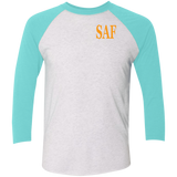 SAF - Tri-Blend 3/4 Sleeve Raglan T-Shirt