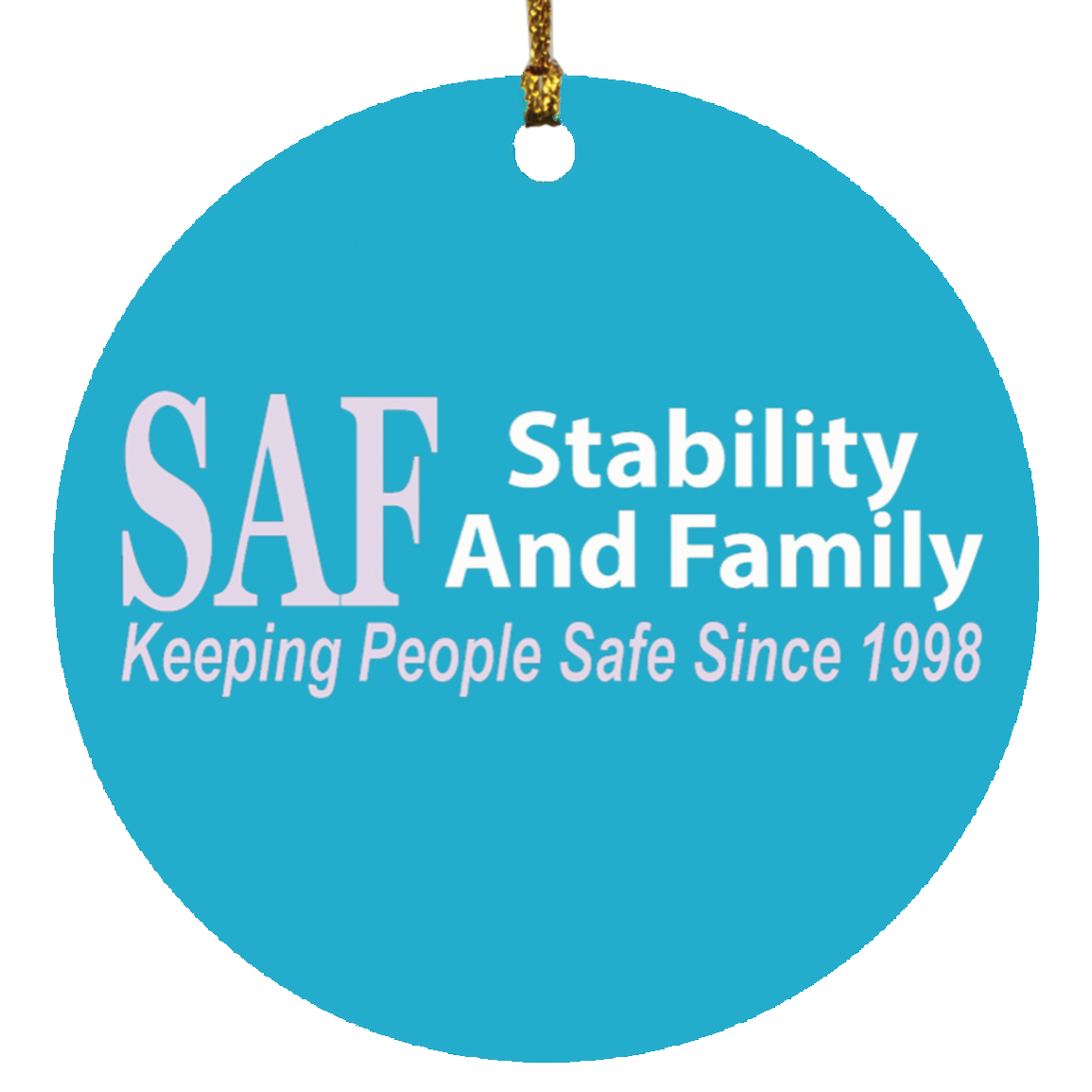 SAF - Circle Ornament