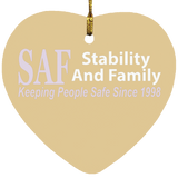 SAF - Heart Ornament