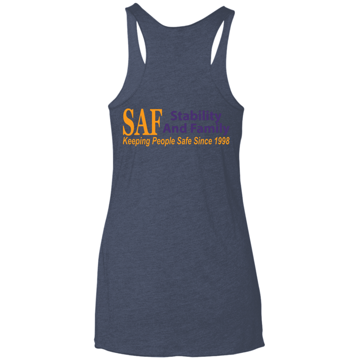 SAF - Ladies' Triblend Racerback Tank