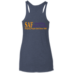SAF - Ladies' Triblend Racerback Tank