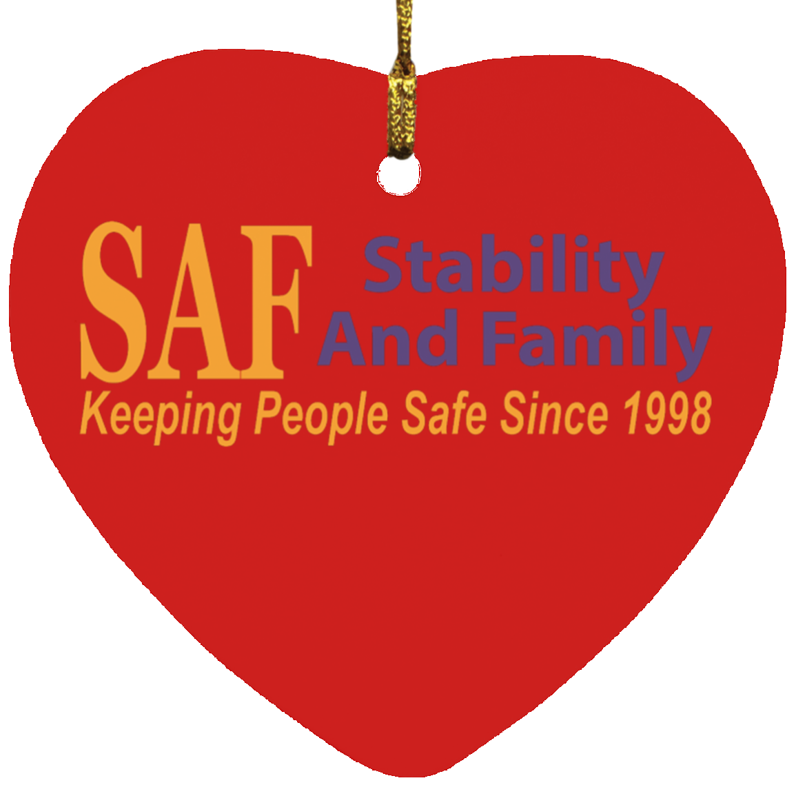 SAF - Heart Ornament