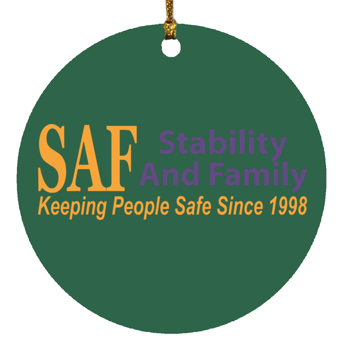 SAF - Circle Ornament