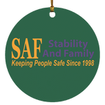 SAF - Circle Ornament